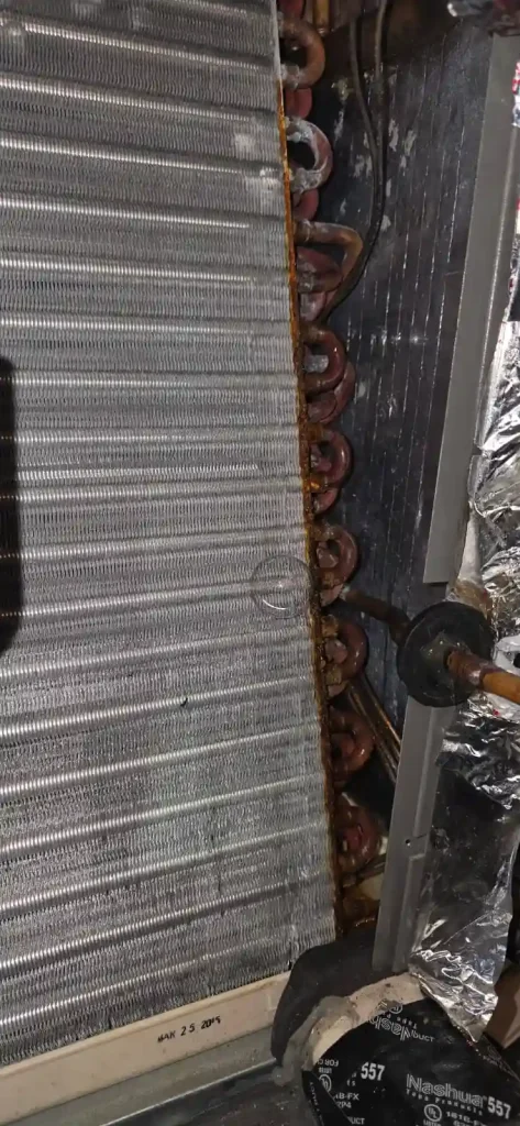 can you repair ac coil leak